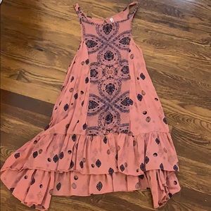 Free People flowy, high neck dress